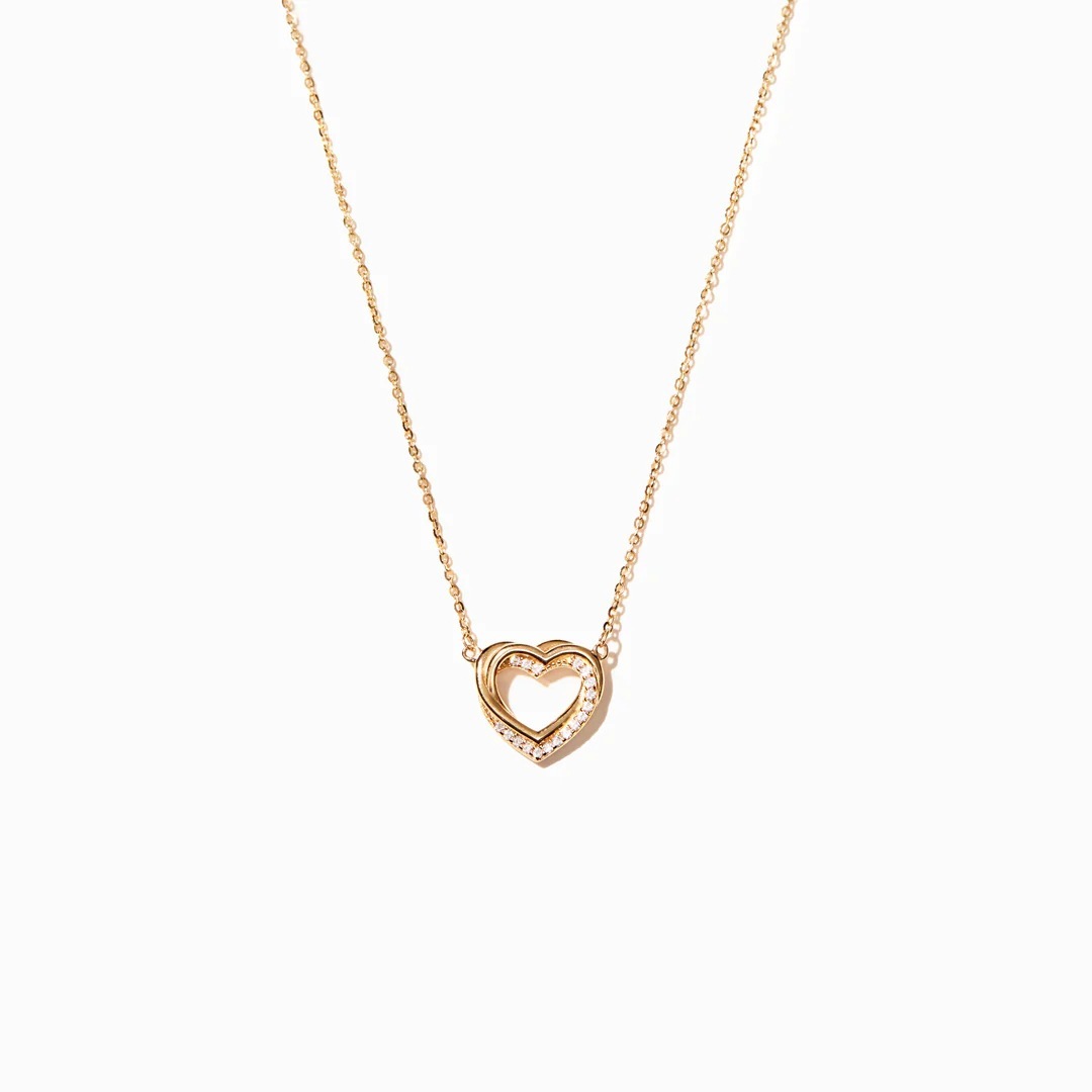 Double Heart Necklace