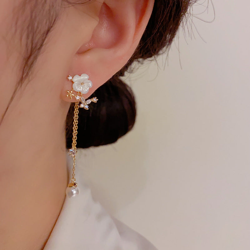 Luxury Flower Tassel Earrings