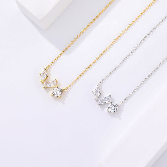 S925 Silver Zircon Necklace