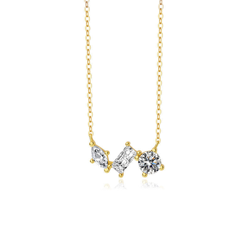 S925 Silver Zircon Necklace